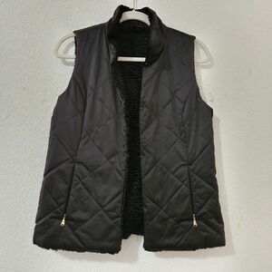 Lauren Ralph Lauren Black Quilted Vest
